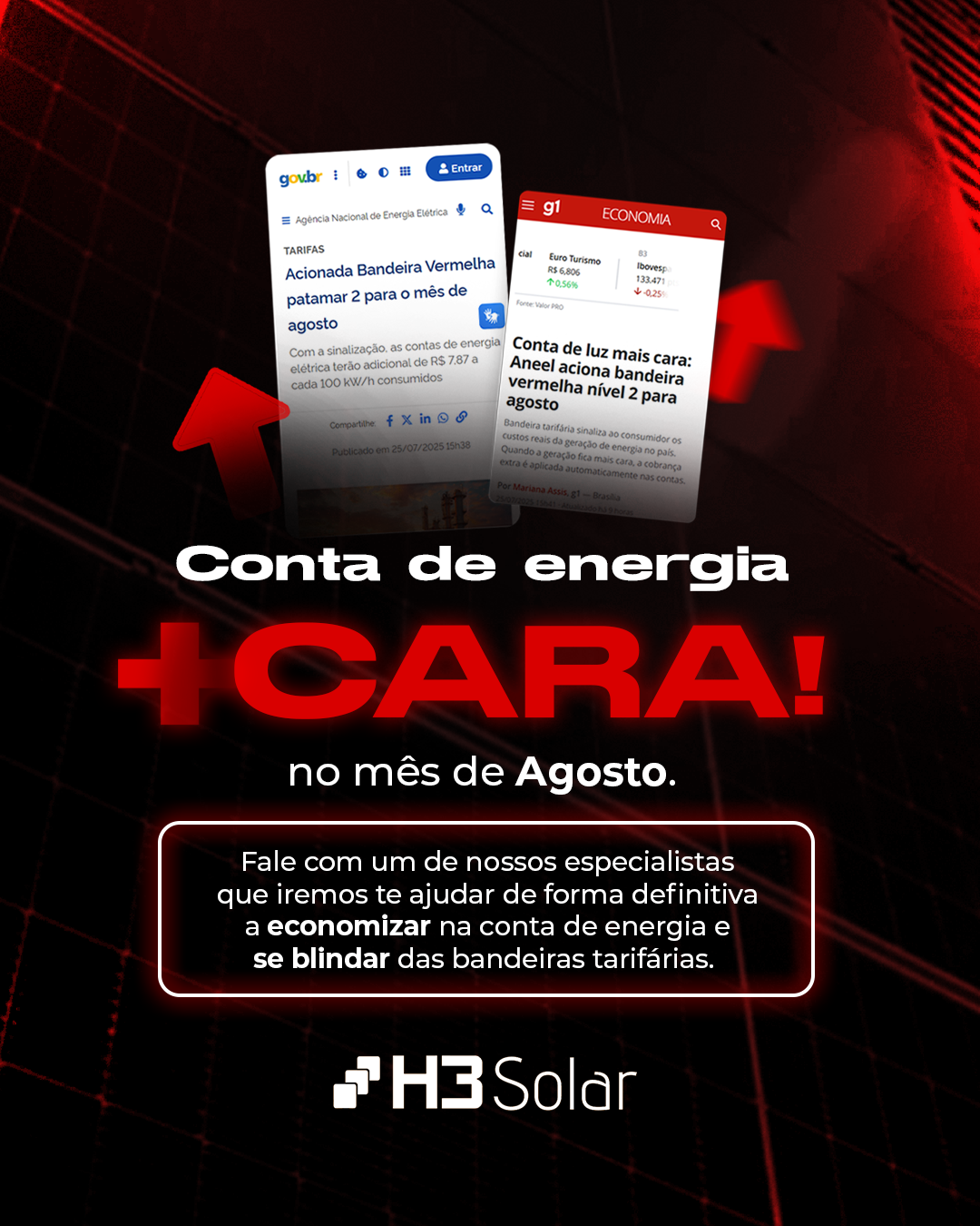 Bandeira Vermelha Patamar 2 em Agosto: Sua Conta de Luz Vai Ficar Mais Cara